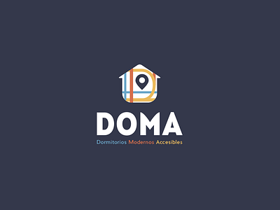 Doma - Dorm Finder dorm dorms find guadalajara home house location locator logo map mexico pin