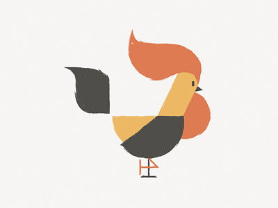 Rooster animal bird farm gallo geometric guadalajara mexico rooster