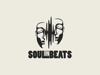 Soul in Beats / Logo beats dj electronic guadalajara half head house logo mexico music soul sound waves techno