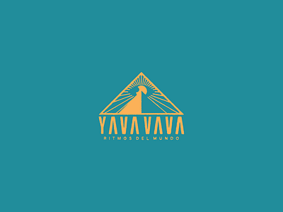 Yava Vava logo branding design esoteric eye font guadalajara logo logotype mexico mystic pyramid sun vector