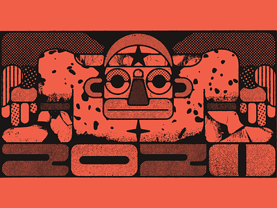 ✦2020★ 2020 abstract aztec bold distressed geometry guadalajara halftone illustration mexican mexico textures