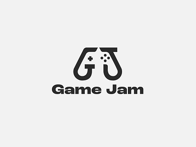 Game Jam branding development game development gamer gaming guadalajara icon logo mark mexico negative space vector video game