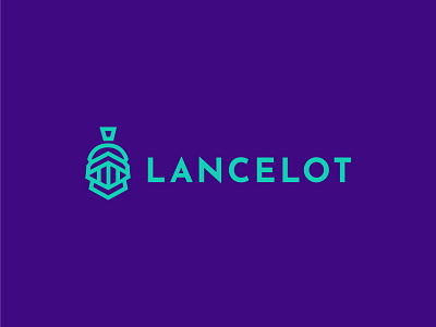 Lancelot Logo ai app design branding freelance investor logo startup ui