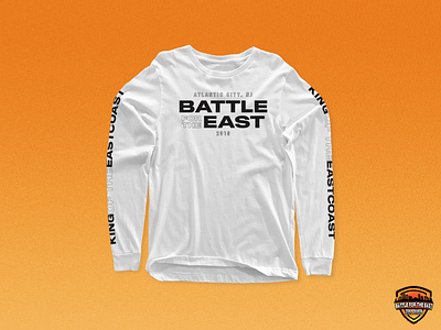 Battle for the East - Long Sleeve Shirt branding branding design esports gaming merch design merchandise tournament