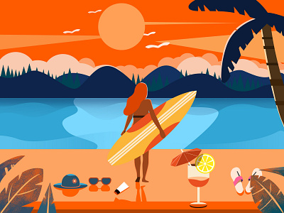 surfing by AIMEE_QPP on Dribbble