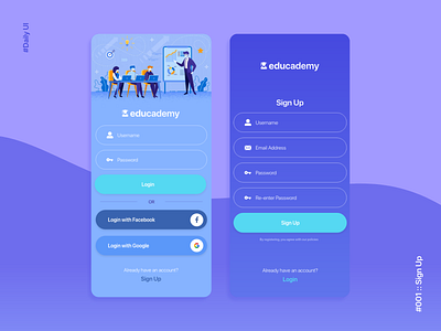 #DailyUI . Sign Up