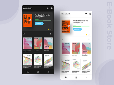 E - Book Store Concept App