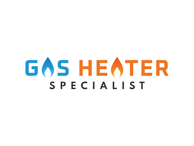 Gas Heater Specialist brand design brand identity branding identity identity design logo