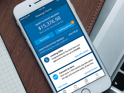 Tyro Payments Banking App by David Walker on Dribbble