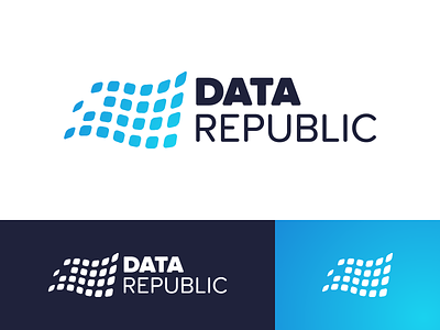 Data Republic Branding Concept brand design brand identity branding concept identity identity design logo