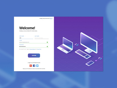 Sign Up - DailyUI #001