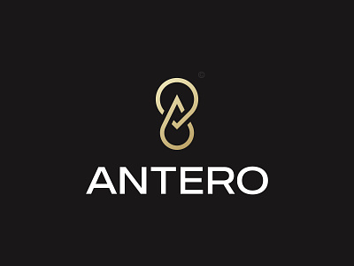 Antero black brand branding cbd cbd logo cbd oil design golden golden ratio letter a logo logo mark luxury luxury logo