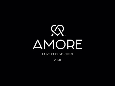 AMORE a letter a letter logo black brand branding design heart heart logo hearts icon logo logomark logomarks love love logo mark typography