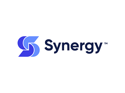 Synergy branding logo mark s s logo synergy