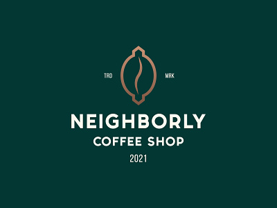 NEIGHBORLY COFFEE SHOP 2021 1 2 3 4 5 6 7 8 9 0 a b c d e f g h i j k l m n brand branding coffee coffee bean coffee shop coffeeshop design house icon logo mark shop
