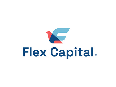 Flex Capital 02 bird bird logo brand branding capital design f letter f logo finance icon logo mark payment