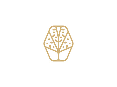 Tree Logomark brand branding leaf logo luxury mark nature olive restaurant tree