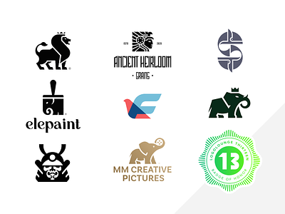LogoLounge 13 bird brand branding brush elephant figher logolounge13 mark paint samurai selected