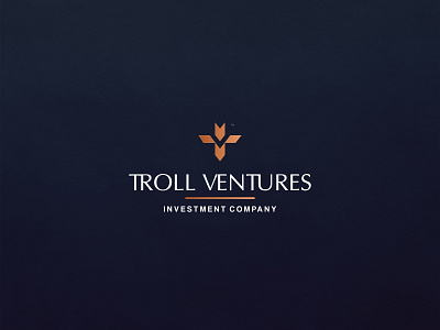 Troll Ventures brand branding company design icon investment logo vektör