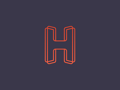 Unused H concept brand branding design h logo h mark icon mark print