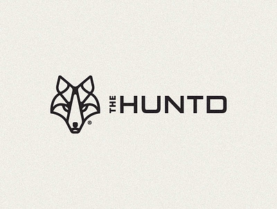 THE HUNTD black bomb brand branding design hunt logo print wolf