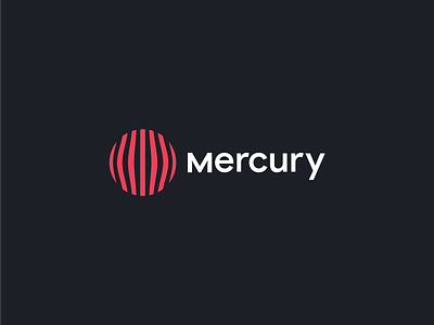 Mercury branding design galaxy icon logo mark mercury print