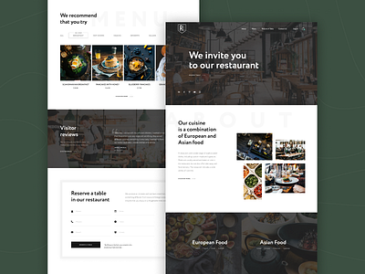 Restaurant UX/UI Design