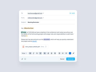 Create an Email UI Light