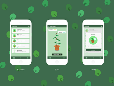 Plantaison | App app appconcept appdesign illustrator ui uidesign uiux ux uxdesign vector