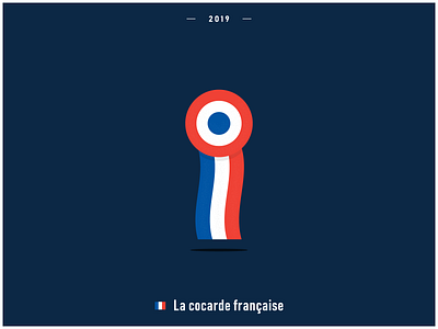 Cocarde Française | Illustration design design art french illustration illustrator vector vector art