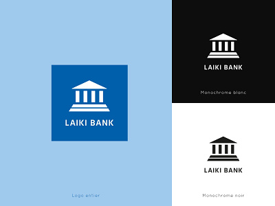 Laiki Bank | logo bank logo construction logo design illustrator logo logo design logo designs logo presentation logotype vector