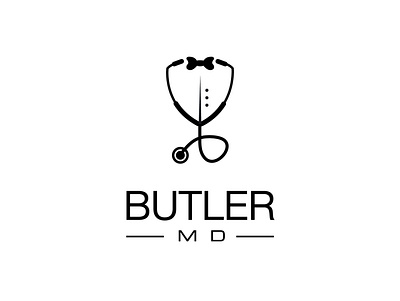 Medical logo design branding butler design doctor health healthcare icon illustration logo medical party vector wellness