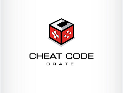 Game services logo design box branding cheat crate design game icon illustration logo vector