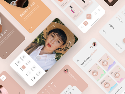 Lirellate - make up & skin care, mobile application android appdesign apple beauty beauty product behance concept design dribbble figma interface ios loreal mobileapp mobileapplication ui uidesign uiux ux