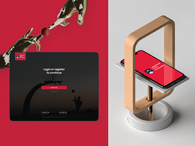 Login or rigster, Amateur Elite Academy, web 3d academy basketball behance concept dribbble login logo mockup phone register sign in sign up ui uiux user interface web webdesign webdesigner webdesigning