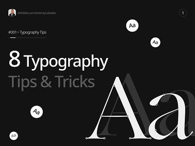 8 Typography Tips & Tricks 8 tricks artlebedev black design designer figma tips tricks type typeface typography typography tips typography tricks ui ui design uidesign uiux user interface ux webdesign