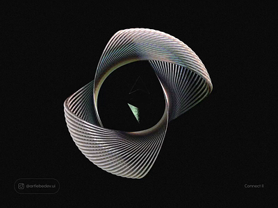 Connect II NFT, UX/UI & Poster 3d 3d art abstract animation design ethereum figma motion motion graphics nft nft art nft community redshift rendered ui uidesign uiux webdesign