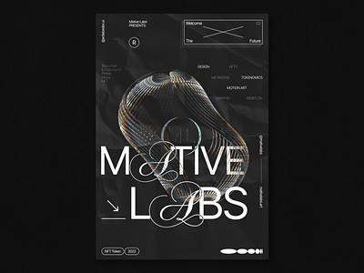 Mative Labs NFT Token, Poster/Editorial Design