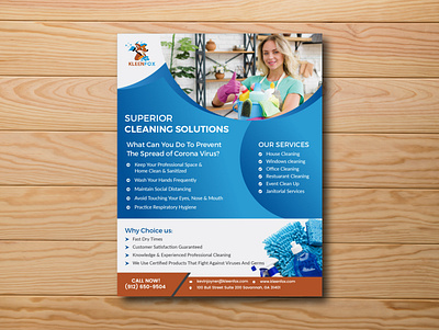 Cleaning Service Flyer ads advertising amazon fba seller branding design business cleaning cleaning service coronavirus covid 19 design flyer flyerdesign graphicdesgn home houses marketing agency realestate safe virus wash