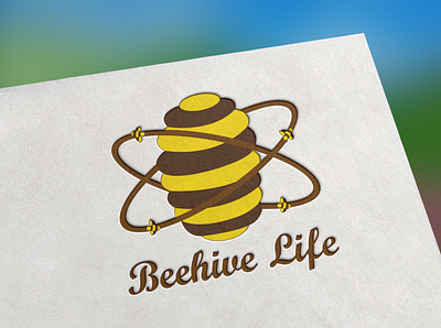 Bee Logo agency logo art bee bee hive bee logo branding branding identity business company design graphic honey honey bee honeycomb logodesign symbol