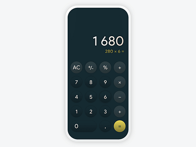 Calculator | Daily UI 004