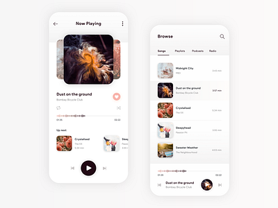 Music Player | Daily UI 009 app daily challange daily ui dailyui design mobile music music app music player ui