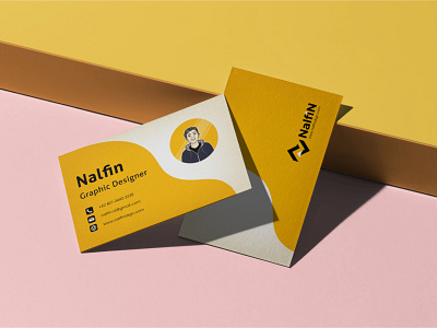 Nalfin Business Card branding business business card design dribbble illustration modern print stationery design vector