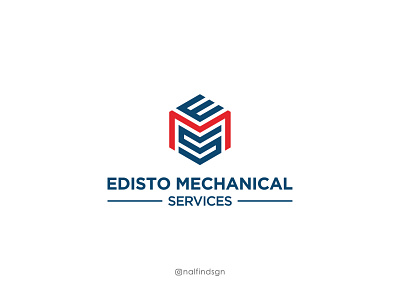 Edisto Mechanical Services Logo Project business clean construction construction company construction logo desiginspiration design logo logo a day logomark logos logosai