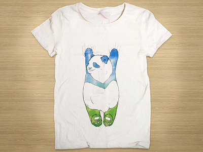 T-shirt - Panda - graphic illustration panda t shirt