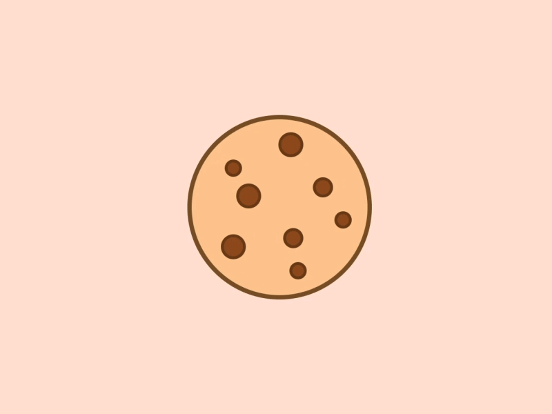 Cookie Bites after affects animation bites cake cookie eat eating flat gif illustration illustrator motion vector