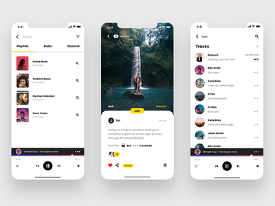 Backpack - UI Kit Free for Adobe XD adobe xd free ui kit freebie freebie xd ios social app travel app ui ui kit uidesign uiux ux