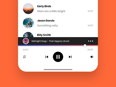 Music player controls