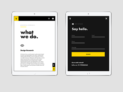 Web for a Digital Agency adobe xd ui uidesign uiux ux webdesign