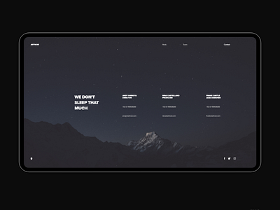 ARTNOIR - Film Studio film studio ui ui ux ux web webdesign